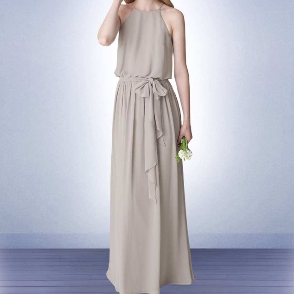 Bill Levkoff Style 1267 Grey/Gray Bridesmaid Dress